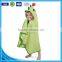Trade assurance custom cotton terry fabric dinosaur animal wholesale child caro home hooded towels