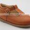 Skidproof genuine leather hard sole wholesale toddler shoes