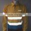 Manufacturer mens contrast safety reflective 3M tape silk-screen print high visibility polo shirt