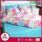 Latest printed Design Microfiber Polyester comforter set with matching cushion