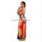 Onen OEM service anti-wrinkle cotton digital print backless strapes africian plus size sleeveless 2016 summer maxi dresses