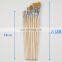 Nylon Case 9pcs Short Handle Nylon Brush and 6 x22ml Acrylic Colour Painting Set