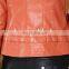 Korean Style New Design Fashion PU Leather Blazer Jacket For Women