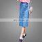 High Quality Washed Denim Skirt Fashionable Lady Skirt Summer Midi Skirt