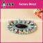 New design pearl rhinestone shoe ornaments handmade Shoe flower for fat lady sandal decoration plastic shoe flowers