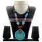 Vinatge Costume Jewelary -Pearl Neckalce -Colorful Fastion Necklace