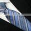 fashion design mens necktie blue stripe school uniform tie