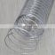 Flexible transparent pvc spiral steel wire reinforced hose