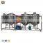Guaranteed quality small 500-2500kg/d industrial rice bran coconut oil refinery plant