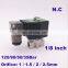 0-90/50/35bar 2 Way High Pressure Solenoid Valve 1/8" BSP 12V 24V DC AC110V 220V Normal Close Stainless Steel Water Valve