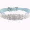 Diamond Embedded Pet Collar Comfortable Leash Training Dog Rope Round Rope Pet Neck Chain Pet Supplies