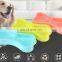 Amazon Hot Sell Easy-clean Bone-shaped Pet Feeder Dogs Cats Water Disposer Bowl Food Basin
