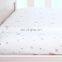 Cheap White 100% Cotton Interlock waterproof baby cot Fitted Sheet