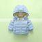 Children's quality zipper cotton-padded jacket in pure bright colors