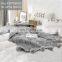 Knitted Throw Blanket for Sofa Bed Chair Couch Soft Warm Chenille Throw With Pom-pom Tassels for Bedding Napping Grey