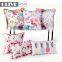Factory price Custom Design Printed Linen Fabric Soft Cover Outdoor Furniture Cushions