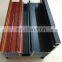 Wooden Grain & Powder Coated Surface Pa66 Thermal Break Aluminum Profile