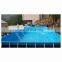 PVC Rectangle Steel Metal Frame Swimming Pool for Sale/inflatable water pool
