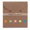 Bookmark with sticky notes