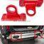 red or black carbon steel rear trailer tow hook for Defender 2020 2021
