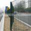 Hot sale road way/high way/airport Pvc coated double wire mesh fence