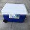 60L Large capacity outdoor camping picnic plastic ice cooler box for keep food fresh cooler box with wheel