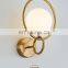 Minimalist Nordic Single Heads Metal Golden Wall Lights Decorative Room Lighting Wall Lamps