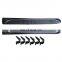 Side Step (Runnin boards)  Aluminium Alloy for Toyota Land Cruiser Prado 120 Stainless Steel Metal Stents+ABS. original model