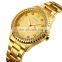 Skmei 9221 Diamond brand luxury watches waterproof stainless watch gold mens watches