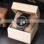 BOBO BIRD Ebony Wood Watch Men Chronograph Date Wristwatch with Wooden Band Stainless Steel Case Gift to Father Customize