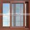 Double glazed glass aluminum 3 tracks sliding windows with mosquito net or blinds