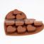 Lovely DIY 10 different size hole heart shape non-stick silicone cake molds chocolate mould with words