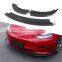 Carbon Fiber Blow Molding Front Lip For Tesla Model 3 Front Bumper Lip Body Kit