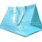 Waterproof Large Luggage Garment Bag PP Polypropylene Moving Bag Portable Storage Woven Carry Duffle Bag With Zipper