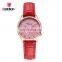 CHENXI 304 Women Fashion Crystal Analog Quartz Simple Casual Ladies Leather Quality Watches