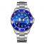 OULM HT6040 Men's Fashion&Casual Watch Japan Quartz Movement Stainless Steel Band Business Watch Auto Date