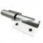 Hardware accessory furniture Stainless Steel iron metal round corner spring aluminium butt door Pivot hinge