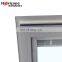 Commercial cheap professional square aluminium double glazed fixed window with blind built-in manufacturer china