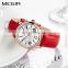 MEGIR 2058 Watch Fashion Women Bracelet Simple Ladies Watches Quartz Leather Clock Relogio Feminino Lady Sport Wristwatches