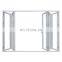 YY Home AS2047 standard soundproof aluminum bi folding glass lowes storm doors