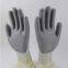 hppe and glassfibre knitted gray PU palm coated anti-cut level 5 safety work gloves for workers