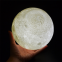 Flash Sale LED Night Light Dimmable Touch USB Rechargeable 3D Printing Lunar Moon Light Lamp