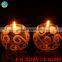 Frosted crystal globe glass candle holder centerpieces