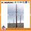 Hot dip galvnaized Electric Power Pole 8m height for 132KV Transmission Line