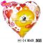 OEM acceptable 18 inch heart shape love expression valentine's day foil seasonal balloon