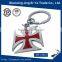 Promotional Wholesale Zinc Alloy Key Ring Metal Cross Keychain