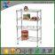 Easy to assemble Steel Chrome metal shelving