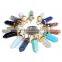 Hexagonal Crystal Pointed Pendant Reiki Chakra Quartz Natural Stone Necklace