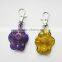 Paw flash Flower shaped pendant LED tags, shining electronic pet tags