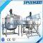 Cosmetic prodcut type vacuum emulsifying mixer and blending tank machine